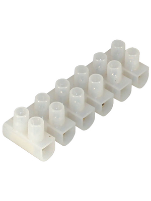 Gelia - 05.0000609 - Light terminal block 6p, 0.5...4.0 mm2 white, 05.0000609, Gelia