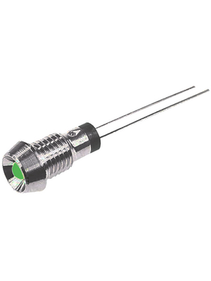 Marl - 572-314-04 - LED Indicator green 2.1...2.8 VDC Soldering Pins, 572-314-04, Marl