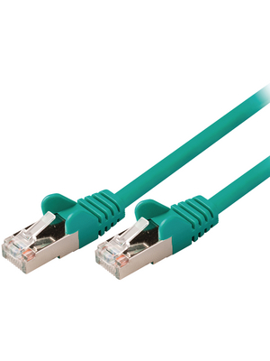 Valueline - VLCP85121G025 - Patch cable CAT5 SF/UTP 0.25 m green, VLCP85121G025, Valueline