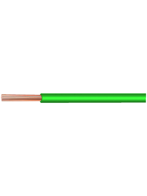 Alpha Wire - 6719 GR005 - Stranded wire, mPPE, 10 AWG, 5.26 mm2, green, PU=Reel of 30 meter, 6719 GR005, Alpha Wire