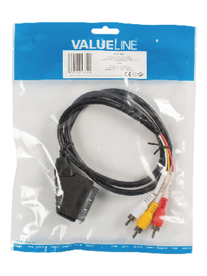 Valueline - VLVP31130B10 - Video cable 1.00 m black, VLVP31130B10, Valueline