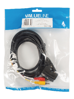 Valueline - VLVP31130B20 - Video cable 2.00 m black, VLVP31130B20, Valueline