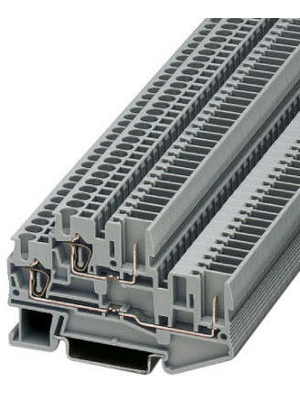 Phoenix Contact - STTB 2,5 - Double-level terminal block N/A grey, 0.08...2.5 mm2, 3031270, STTB 2,5, Phoenix Contact