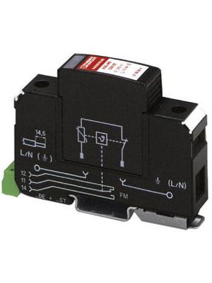 Phoenix Contact - VAL-MS 230/FM - Surge Protection Device Type 2 - 2839130, 1 pole, Remote, VAL-MS 230/FM, Phoenix Contact