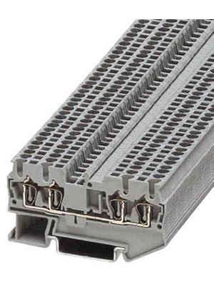 Phoenix Contact - ST 1,5-QUATTRO - Feed-through terminal block N/A grey, 0.08...1.5 mm2, 3031186, ST 1,5-QUATTRO, Phoenix Contact