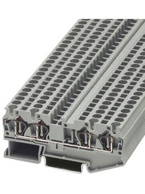 Phoenix Contact - ST 4-QUATTRO - Feed-through terminal block N/A grey, 0.08...4 mm2, 3031445, ST 4-QUATTRO, Phoenix Contact