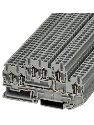 Phoenix Contact - STTB 2,5-TWIN - Double-level terminal block N/A grey, 0.08...2.5 mm2, 3038516, STTB 2,5-TWIN, Phoenix Contact