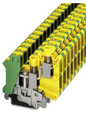 Phoenix Contact - UK 10-TWIN-PE - Terminal block N/A green-yellow, 0.5...10 mm2, 3001433, UK 10-TWIN-PE, Phoenix Contact