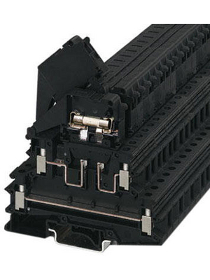 Phoenix Contact - UKK 5-HESI (5X20) - Fuse terminal block N/A black, 0.2...4 mm2, 3007204, UKK 5-HESI (5X20), Phoenix Contact