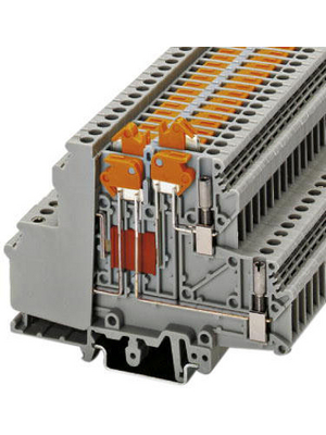 Phoenix Contact - UDMTK 5-P/P - Double Level terminal block N/A grey, 0.2...4 mm2, 3101087, UDMTK 5-P/P, Phoenix Contact