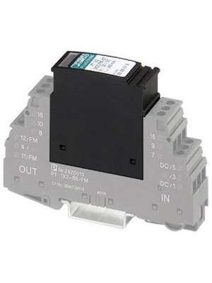 Phoenix Contact - PT 1X2-24DC/FM-ST - Surge protection plug - 2920078, PT 1X2-24DC/FM-ST, Phoenix Contact