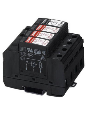 Phoenix Contact - VAL-MS 230/3+1 - Surge Protection Device Type 2 - 2838209, 3 pole, VAL-MS 230/3+1, Phoenix Contact