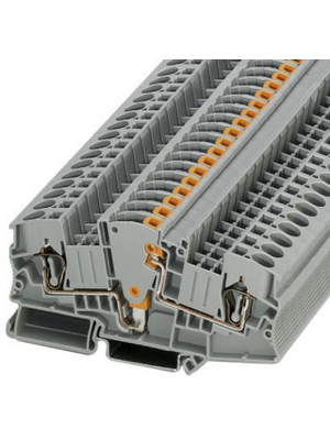 Phoenix Contact - STME 6 - Test disconnect terminal block N/A grey, 0.08...4 mm2, 3035700, STME 6, Phoenix Contact