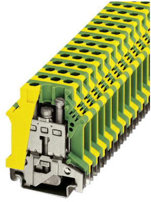 Phoenix Contact - USLKG 16 - Ground terminal block N/A green-yellow, 0.5...10 mm2, 443010, USLKG 16, Phoenix Contact