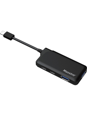 Maxxtro - MX-UD1 - Type C Portable Hub USB 3.1 Gen 1 4x, MX-UD1, Maxxtro