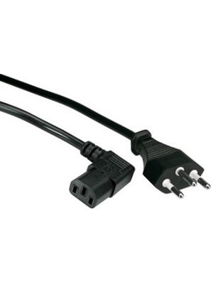 Feller AT - 6900-115.60 - Device cable 3-pin CH Type 12 IEC-320-C13 2.00 m, 6900-115.60, Feller AT