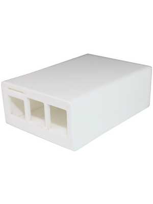 Camdenboss - CBRPP-WHT - Raspberry Pi B+  Enclosure 62.4 x 89.4 x 32 mm white Polystyrene IP 00 N/A, CBRPP-WHT, Camdenboss