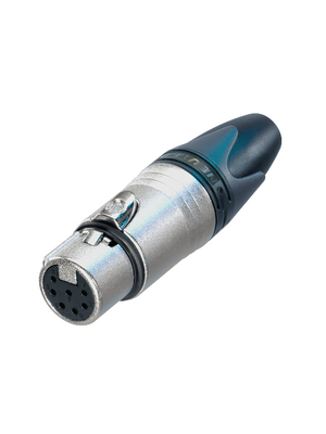 Neutrik - NC7FXX - XLR cable socket 7 N/A XX Soldering Connections nickel-plated, NC7FXX, Neutrik